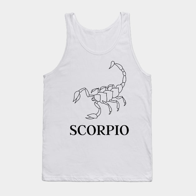 SCORPIO Tank Top by Sun From West